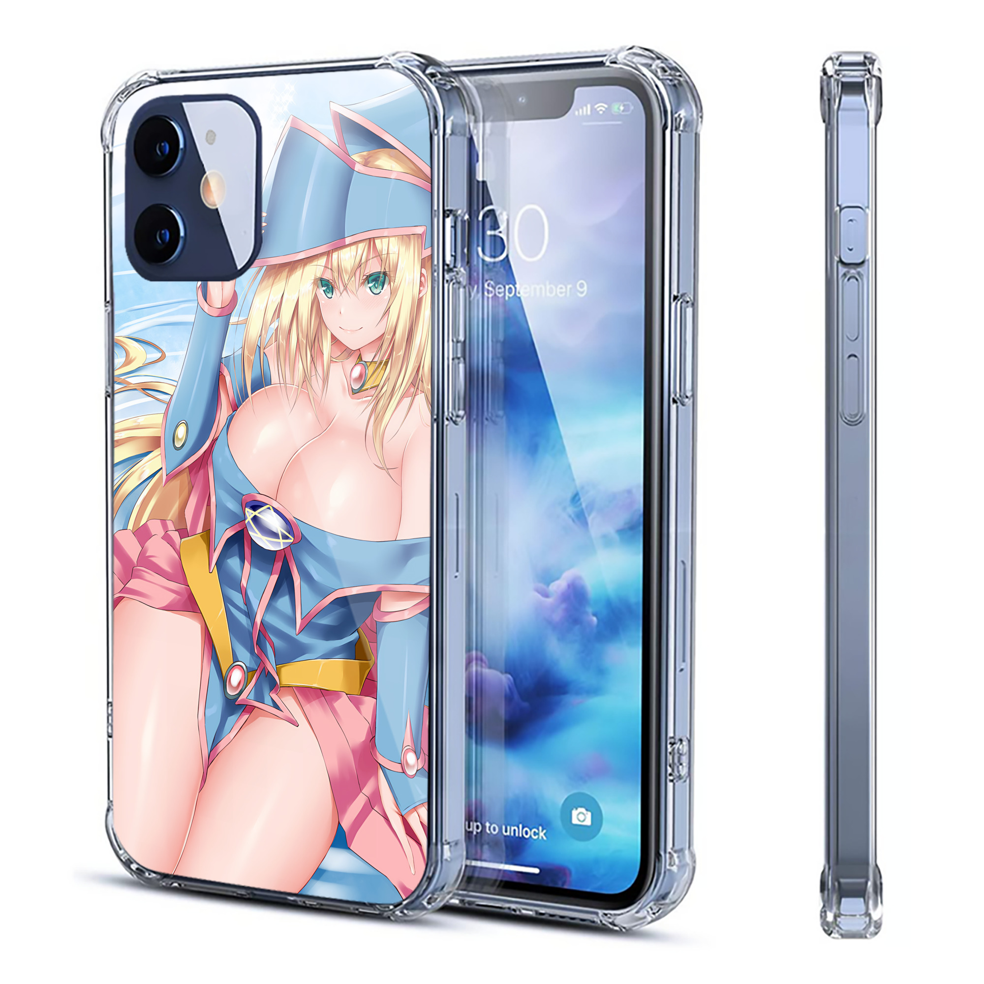 （画像用） 遊☆戯☆王 Yu-Gi-Oh! 【iPhone 12シリーズ対応】透明スマホケース（クリアソフトケース）